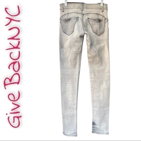 funky soul Jeggings in Light Gray and Black Size 0 - Picture 2 of 4